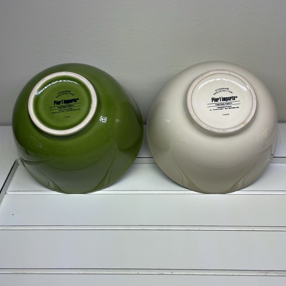 Pier 1 “Tasting Party” bowls. Set of 2. - Picture 3 of 6